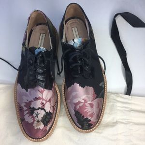 Dries Van Noten floral shoes